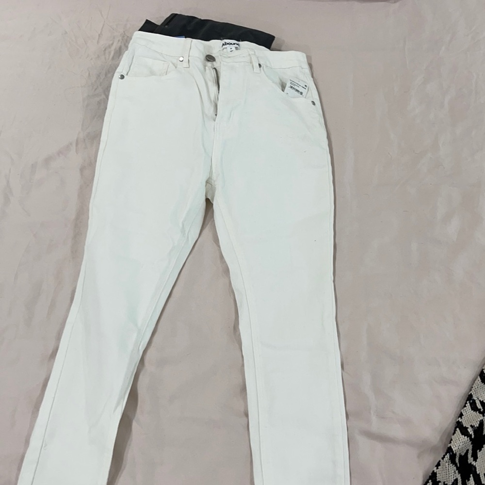 White jeans